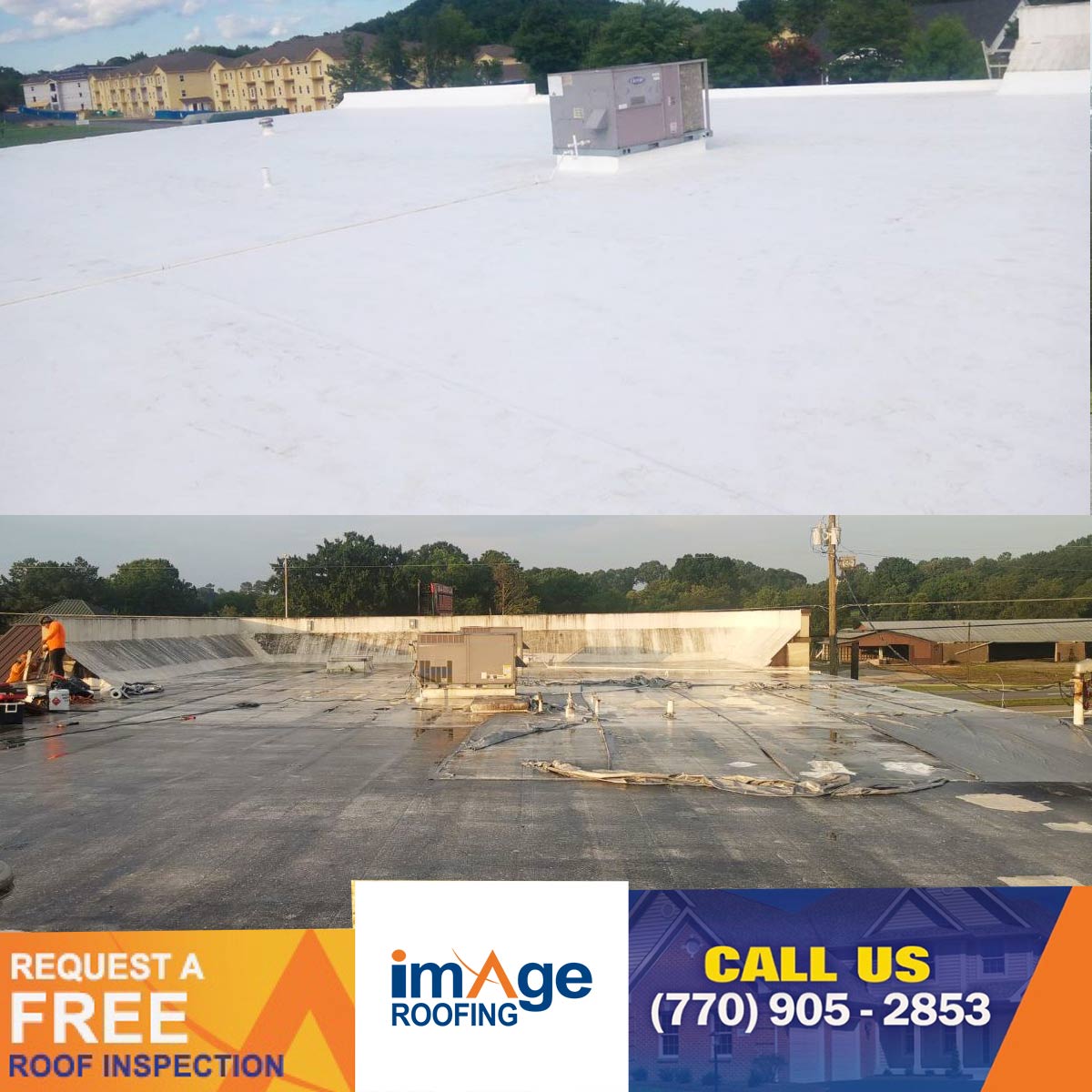 Commercial Roofing TPO Installation